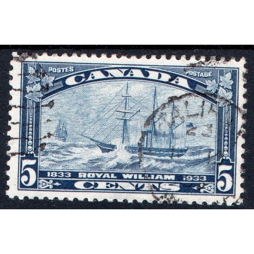 Canada Sg331 5c blue fine used (ALB)
