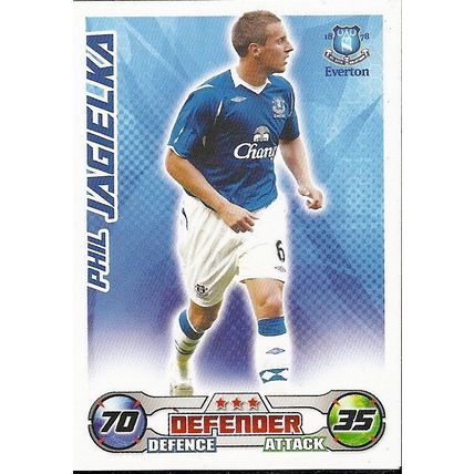 Topps Match Attax 2008/09 Cards: Everton - Defender, Jagielka