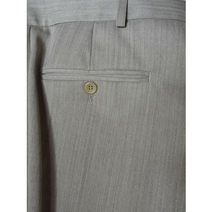 VARTEKS PALE BROWN BIG TALL MENS SMART TROUSERS W54L BNWT