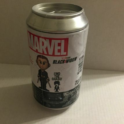 2021 Virtual Wondercon Marvel Avengers Black Widow Funko Soda Can Figure