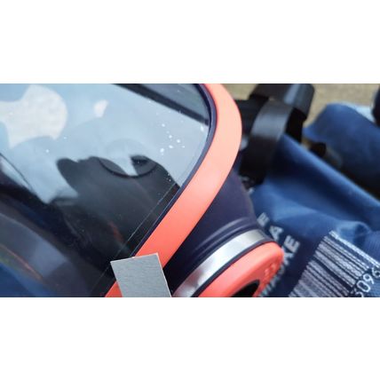 joblot climax 731-s silicone full face respirator filter class 2 wide view mask