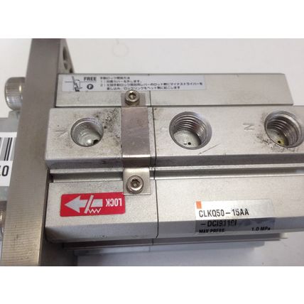 NEW SMC CLKQ50-15AA-DCI9119I PNEUMATIC CYLINDER CLAMP,DK
