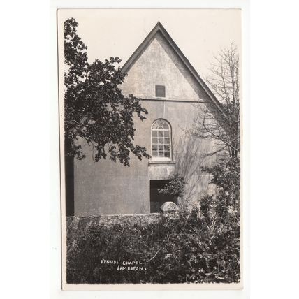 Penuel Baptist Chapel Jameston Postcard RP Pembrokeshire Wales