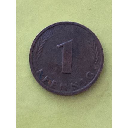 Umlaufmünze Deutschland BRD 1 Pfennig 1983 G