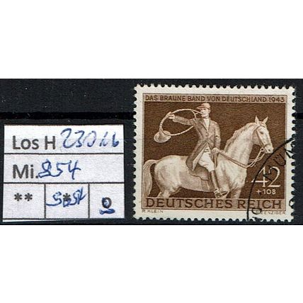 Los H23016: Deutsches Reich Mi. 854, gest.