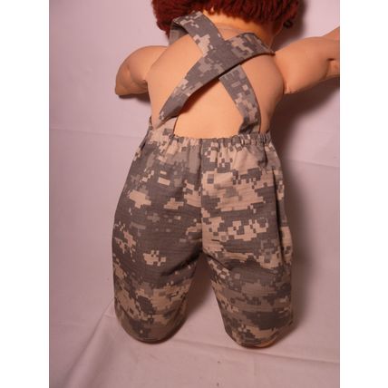 Cabbage Patch Doll Camo' Jumper Suit fits 16-18" Dolls*