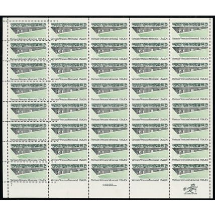 2109 Var, MNH 20¢ Sheet Appears to be Partially Imperforate Error * Stuart Katz