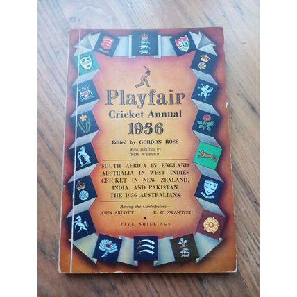 Playfair Cricket Annual 1956 - Ninth year of publication - FREE P&P