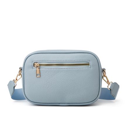 Women's Small Classy Crossbody Purse Leather Satchel Bags Blue