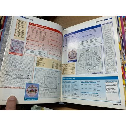12 x 1998 CROSS STITCHER MAGAZINES IN NEEDLECRAFT BINDER (P14)