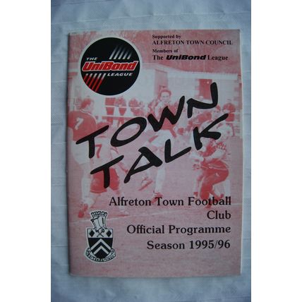1995 programme Alfreton Town v. Lincoln United