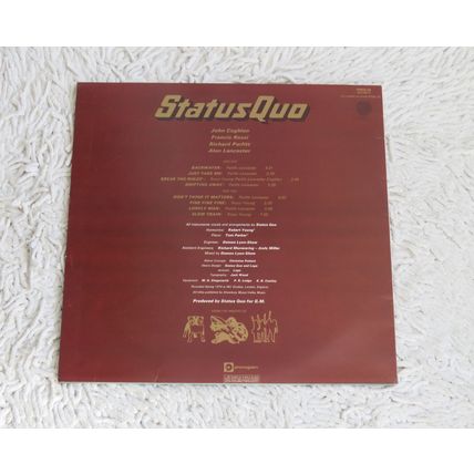 STATUS QUO, STATUS QUO VINYL LP.