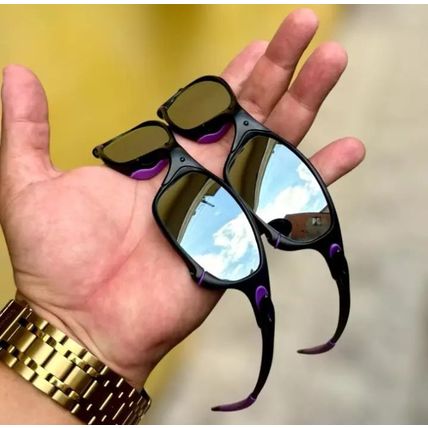 Oakley X-Metal Juliet Black Purple Mirrored Sunglasses