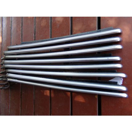 1940 40 Chrysler Grill Bars & Trim OEM 8 pc New Yorker Highlander Royal Windsor