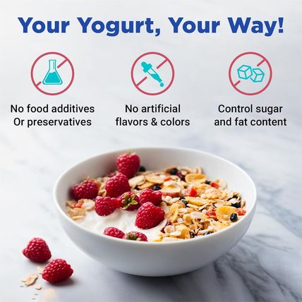 Ultimate Probiotic Yogurt Maker with Adjustable Time & Temp Control - Make Trill