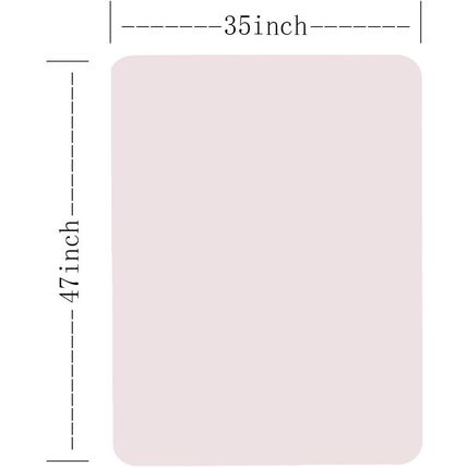 Thickest Chair Mat for Hardwood Floor - 1/8" Thick 47" X 35" Crystal Clear Chair