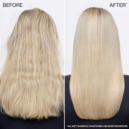 Redken All Soft Shampoo and Conditioner Set for Dry or Brittle Hair - Provides I