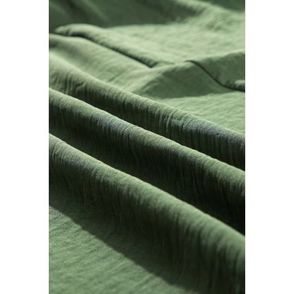Four Leaf Clover Surplice Neckline Shirred High Waist Plus Size Maxi Dress