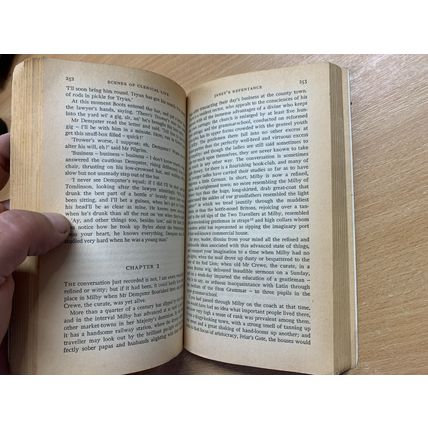 1973 GEORGE ELIOT "SCENES OF CLERICAL LIFE" PENGUIN FICTION PAPERBACK BOOK (P2)