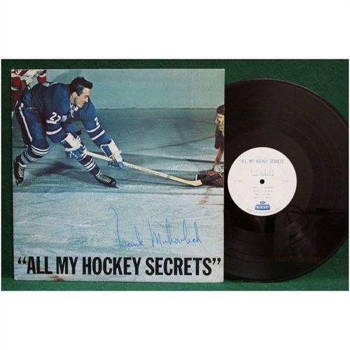 Frank Mahovlich-All My Hockey Secrets-Scarce 60’s LP put out by Ford/Mercury-EX