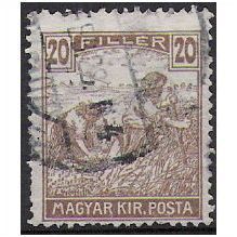 Mi 196: 20 f. brown Definitive Stamp: Harvesters