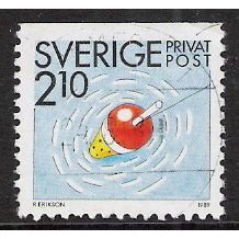 Fa 1563: 2 Kr. 10 multicoloured Summer Pleasures: Fishing.