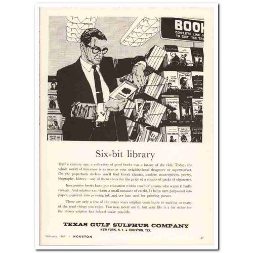 texas gulf sulphur company 1967 paper printing ink chemical vintage ad