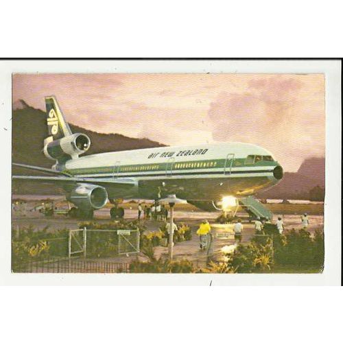 Aviation AIR NEW ZEALAND DC-10-30 Postcard (1488B)