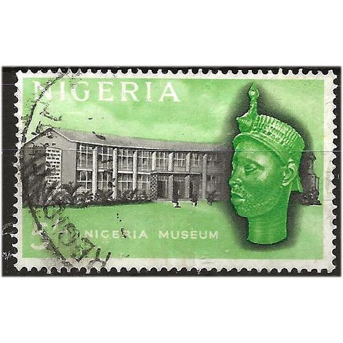 Nigeria 1961 SG99 5/- Black & Emerald Fine Used . ..
