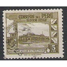 Peru ( Pérou ) N° PA 93 YVERT OBLITERE ( USED )
