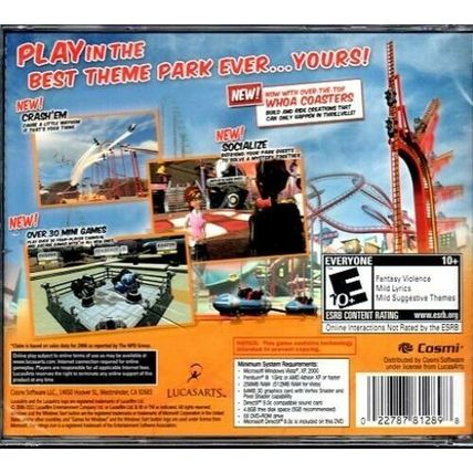 Thrillville: Off the Rails (PC-DVD, 2011 Edition) Windows - NEW DVD in SLEEVE
