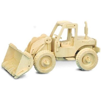 Woodcraft Construction Kit - High Quality - BULLDOZER