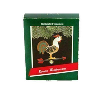 Hallmark 1989 Rooster Weathervane Ornament QX4675