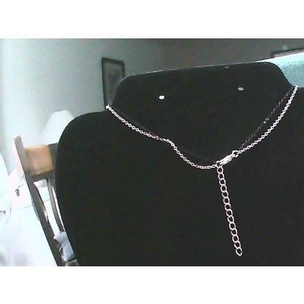 Adjustable Black Gold Tone 2 Chain Puppy Necklace