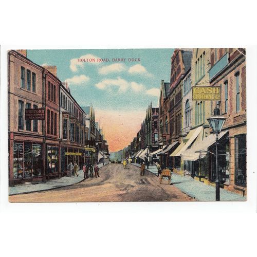 Holton Road Barry Dock Glamorgan Postcard