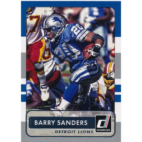 2015 Donruss Football 165 Barry Sanders Detroit Lions