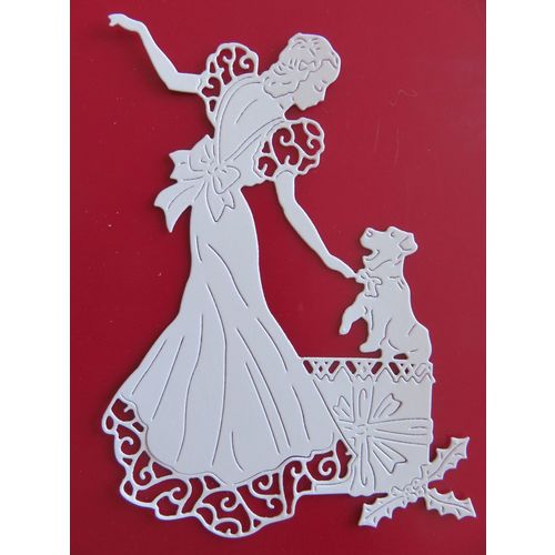6 x Tattered Lace Die Cuts Art Deco Not Just For Christmas