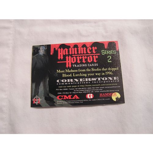 1996 Cornerstone Hammer Horrors Series 2 PROMO NO. P1