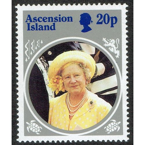 Ascension 1985 Life and Times of Queen Mother 20p Multicoloured SG378 MM