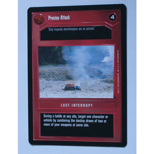 Star Wars CCG: Premier Limited # Precise Attack (A) dark 1995 decipher