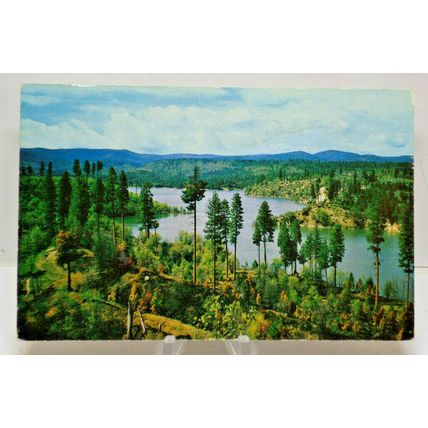 Lake Britton Near Burney Falls State Park Northern California 1959 Postcard A2