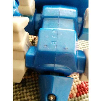 McDonalds Happy Meal, Toy Triceratops, Blue, Two
