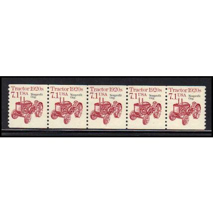 2127a 7.1c Tractor Fine MNH Dry Gum PNC 1/5 X0769