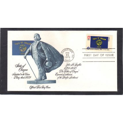 FDC Fleetwood 1665 13c Oregon (Cachet-U/A) CV01209