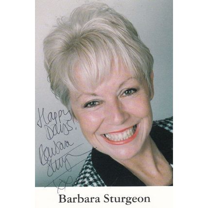 Barbara Sturgeon BBC Radio Show Presenter Hand Signed Photo