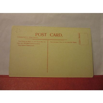 NORTH CLOISTER, LACOCK ABBEY WILTSHIRE unused antique postcard by E C Hunt . /