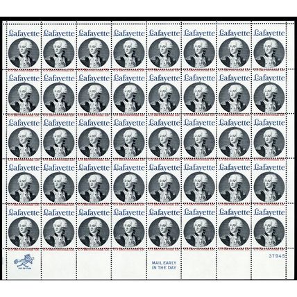 1716, MNH 13¢ Perf Shift Error Sheet of 40 Stamps - Scarce! - Stuart Katz