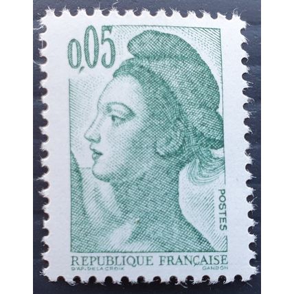 FRANCE: 1982 Liberty 5c Green: SG2444 MNH