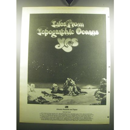1974 Yes Album Tales From Topographic Oceans Advertisement