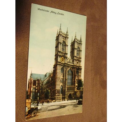 1913 fr Postcard - Westminster Abbey - London